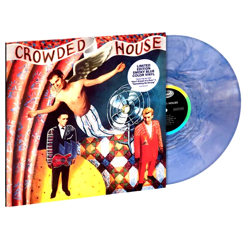 Crowded House S/T Limited Edition Smoky Blue Vinyl LP Record Album NEW Ships Now - Image 1 of 1