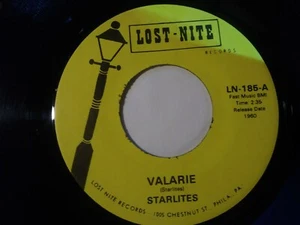Starlites - Valarie & Way Up In The Sky Unplayed Lost-Nite 45 RPM Record Doo-Wop - Bild 1 von 2