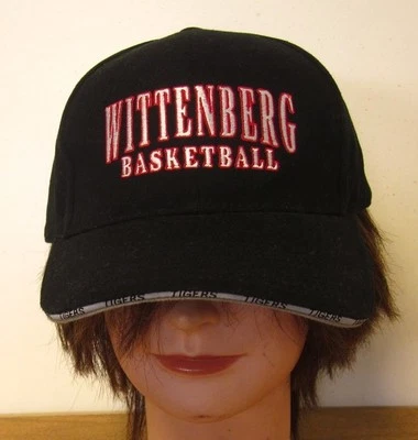 Boné de beisebol WITTENBERG UNIVERSITY Tigres chapéu de basquete vintage OHIO luterano - Imagem 1 de 2