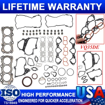 Комплект прокладок головки MLS для 07–20 Nissan Altima Maxima Murano Quest 3,5 л DOHC VQ35DE - Изображение 1 из 4