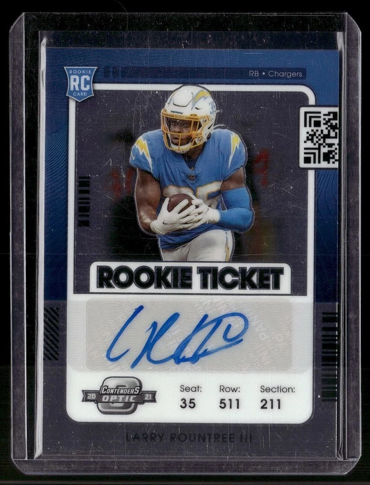 2021 CONTENDERS OPTIC ROOKIE TICKET AUTO JACOB HARRIS RAMS - Image 1 of 1