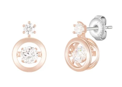 Серьги J.Estina Mioello 14K JJMEEQ1BF620SR000 14K розовое золото кубический цирконий - Изображение 1 из 4