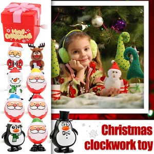 Christmas Clockwork Bounce Toy Wind Up Jumping/Walking Educational Plastic - Picture 1 of 51