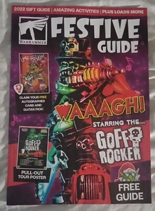 Warhammer Festive Guide 2022 Games Workshop Goff Rocker with pull-out poster - Bild 1 von 3