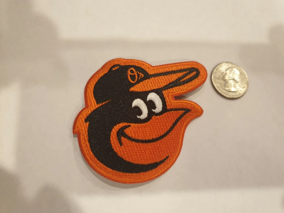 BALTIMORE ORIOLES IRON ON PATCH 3"X3 BEAUTIFUL  - Image 1 of 1