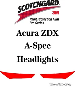 3M Paint Protection Film Pro Series Clear Bra Shield 2024 2025 Acura ZDX A-Spec - Picture 1 of 3