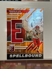 2023 PANINI DONRUSS ELITE SPELLBOUND Travis Kelce "E" Orange SB-TK2  #51/99