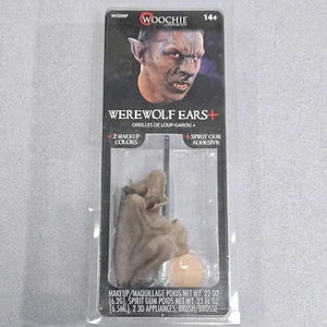 Woochie Werewolf Ears Latex Appliance Halloween Costume Accessory New Sealed - Picture 1 of 2