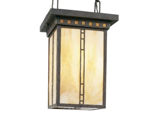 Arts & Crafts Style, Hanging Lantern Light Fixture--PROGRESS LIGHTING P3613-46 - Picture 1 of 7