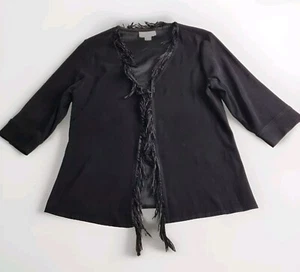 Vintage 90's Fringed Western Cowgirl Boho Jacket Size 14 L BY SIMONA Exc Conditi - Bild 1 von 8