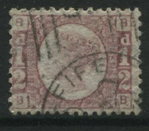 1870 1/2d Plate 3 lettered BB struck by a Scots Cupar Fife duplex  (39) - Bild 1 von 1