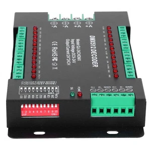 DE 24CH Kanal Dmx512 Codec Controller Led Farb-RGB-LED Mit Steuercode ZV - Bild 1 von 16