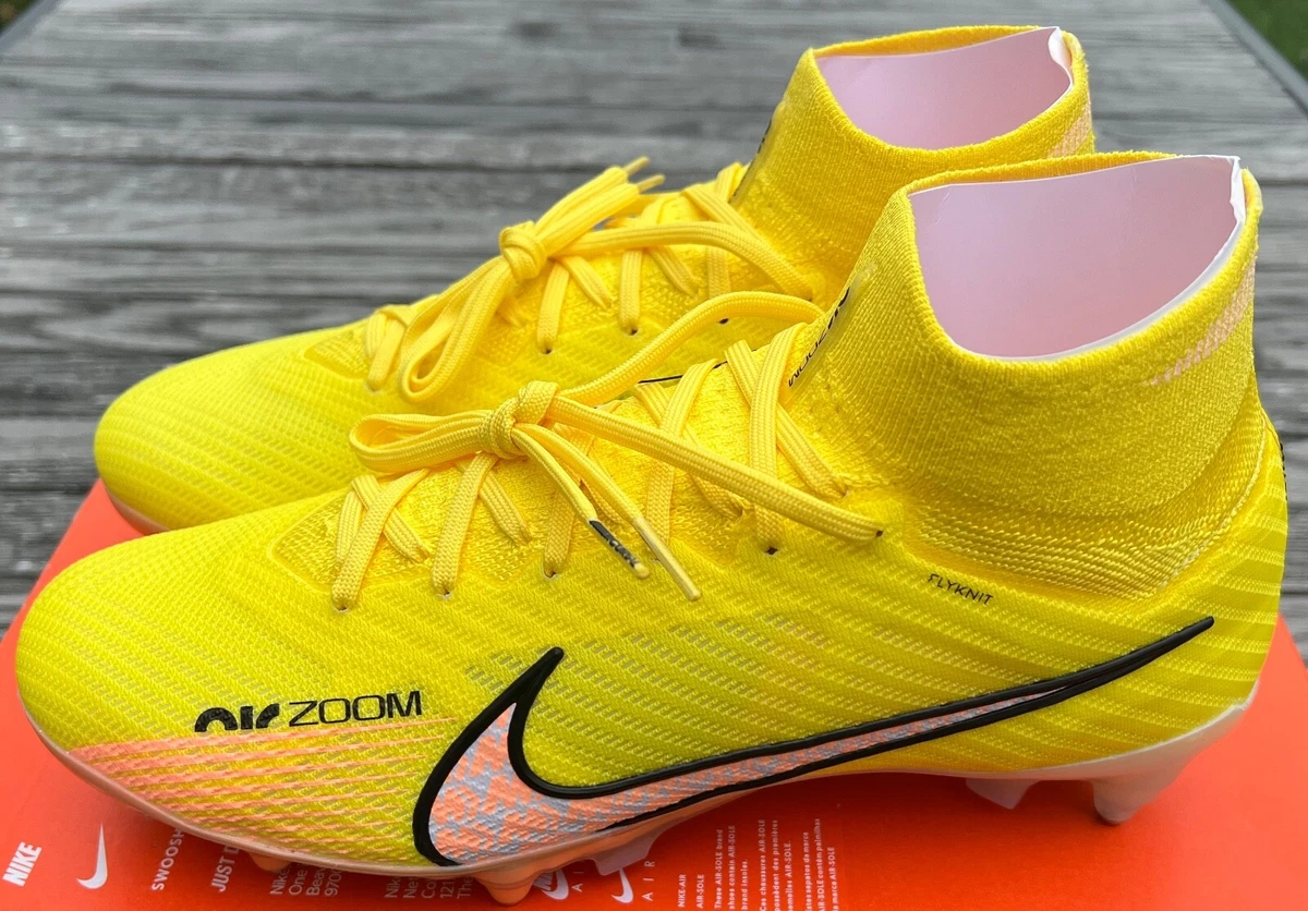 Preços baixos em Nike Mercurial Superfly 8 Elite SG Yellow | eBay