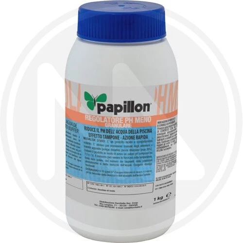 REGOLATORE PH PER PISCINA GRANULARE PAPILLON PRODOTTI IN POLVERE PISCINE CLORO - Immagine 1 di 2