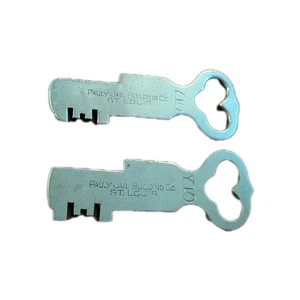2- Llave de celda de prisión de colección Pauly Jail St Louis - Mucha historia  - Imagen 1 de 6