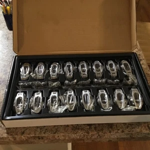 Small Block Chevy 1.5 3/8 Stainless Steel Roller Rocker Arms SBC 305 350 400 - Picture 1 of 5
