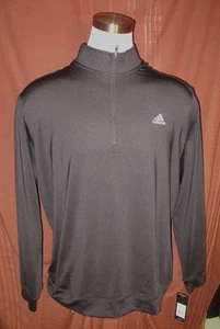 Adidas Golf Men's Long-Sleeve 1/4-Zip Shirt, Black, Size XL, New, Reg $65 - Picture 1 of 8