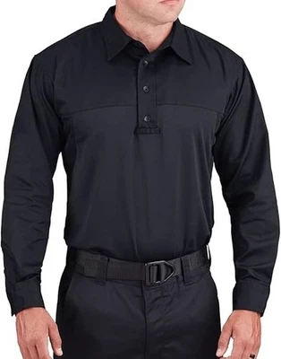 Propper F5387 Mens Duty Armor Shirt Long Sleeve, Midnight Navy, S/L - Image 1 of 4