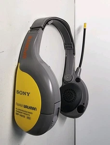 Cuffie radio FM/AM vintage Sony Walkman Sports SRF-HM55 - testate funzionanti - Foto 1 di 5