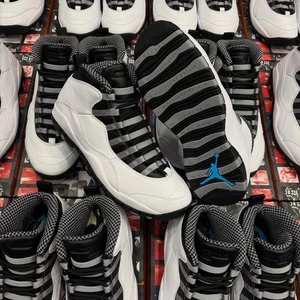 Nike Air Jordan Retro 10 X STEEL 2025 NEW Toe Light Grey HJ6779-104 Size 8.5 9 - Picture 1 of 6