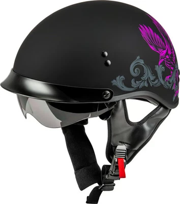 G-Max HH-65 Corvus Helmet with Peak Motorcycle Street Bike - Image 1 of 3