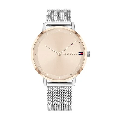 Womens Wristwatch TOMMY HILFIGER PIPPA 1782151 Stainless Steel Mesh Gold Rose - Image 1 of 2