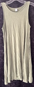 Vestido para mujer Old azul marino verde claro XS sin mangas algodón poliéster hasta la rodilla  - Imagen 1 de 4
