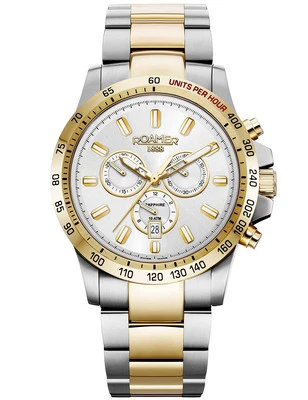 Roamer 861837 47 15 20 Orologio Uomo Rimini Cronografo 45mm 10ATM - Immagine 1 di 4