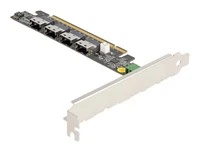 Delock PCI Express x16 Karte zu 4 x intern SFF-8654 4i NVMe - Bifurcation - Bild 1 von 1