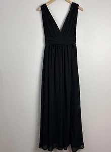 Lulus Dress Heavenly Hues Black Maxi Size S Formal Prom Wedding Banquet - Picture 1 of 11