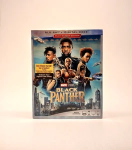 Black Panther (Blu-ray, 2018) w/ Slipcover English/French/Spanish Disney - Foto 1 di 5