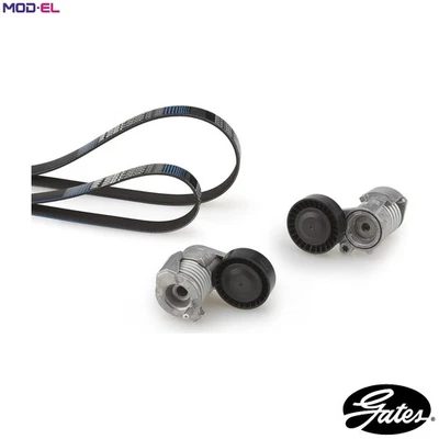 VRIBBED BELT SET K075PK890 FOR FORD VOLVO V50 C30 C70/II/Convertible S40 2.5L - Image 1 of 4