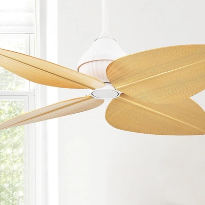 Ventilador de Techo 52", Ventiladores de Techo Tropicales con APP y Mando a Distancia, Palma Interior Foto 1 de 4