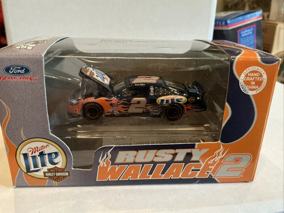 1/64 Scale - Rusty Wallace 2002 Taurus Miller Lite/Harley Davidson 1 of 1,800 - Image 1 of 3