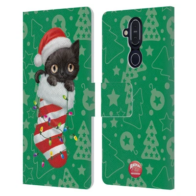 FUNDA LIBRO CUERO CALCETINES NAVIDAD ANIMAL CLUB INTERNACIONAL PARA TELÉFONOS NOKIA Foto 1 de 4