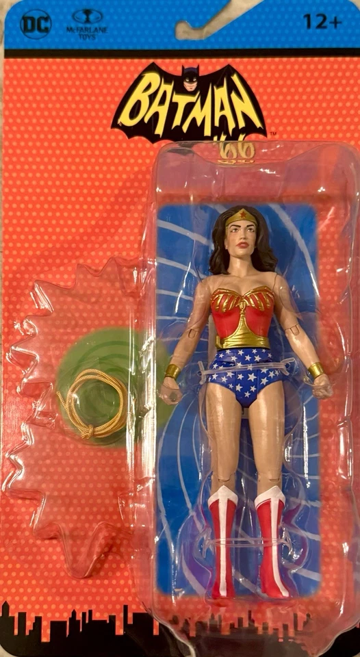 Figura de acción McFarlane DC Batman 1966 serie retro WONDER WOMAN 6’ NUEVO Y PRECINTADO. Foto 1 de 2
