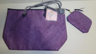 Vera Wang Princesa Bolso de Mano Cartera con Monedero Desmontable - Púrpura y Rosa Foto 1 de 4