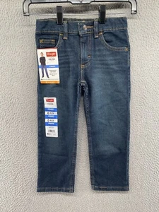 Wrangler Boys Five Star Premium Straight Fit Flex Size 4 Regular NEW - Picture 1 of 12
