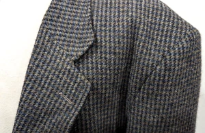 Blazer de franela de lana gris pata de gallo WOOLRICH de colección para hombre • EE. UU. • Talla L ¡EXCELENTE ESTADO! * - Imagen 1 de 12