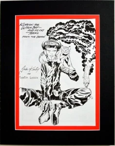 KLARION The WITCH BOY Professionally Matted PRINT Marvel Jack Kirby art Demon - Picture 1 of 1
