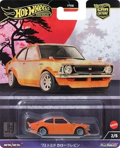 NEW Hot Wheels HRV69 Car Culture Japan Historics 4 '72 TOYOTA COROLLA LEVIN 1:64 - Picture 1 of 3