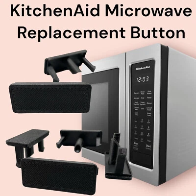 Botón de repuesto para microondas KitchenAid Foto 1 de 3