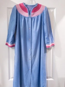 Vintage NWOT NICOLE WIOR Blue Long Lounge Wear Size Medium Night Gown Women’s - Picture 1 of 4
