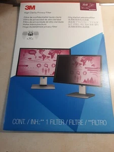 3M High Clarity Privacy Filters for 23 Widescreen LCD 16:9 HC230W9B - Picture 1 of 4
