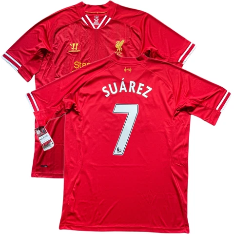 2013/14 Liverpool Home Jersey #7 Suarez 2XL Warrior Soccer EPL RED NEW Cover