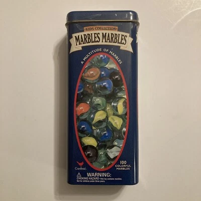 Canicas 100 canicas de colores en lata 2001 edades 6+ colección Cardinal Kids Foto 1 de 4