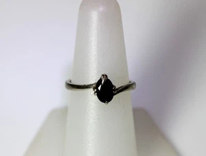 Precioso anillo de amatista púrpura oscuro plata esterlina talla 7 - 11577 - Imagen 1 de 5