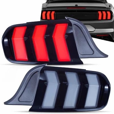 VlLAND Full LED Taillights For Ford Mustang 2015-2020 5Modes w/Startup Animation - Image 1 of 4