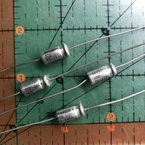 2uF 25v 105'c Sprague AXIAL ALUMINUM ELECTROLYTIC CAPACITOR TE1201 Audio 4pcs - Picture 1 of 3