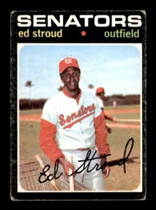 1971 Topps Baseball #217 Ed Stroud PR *d5